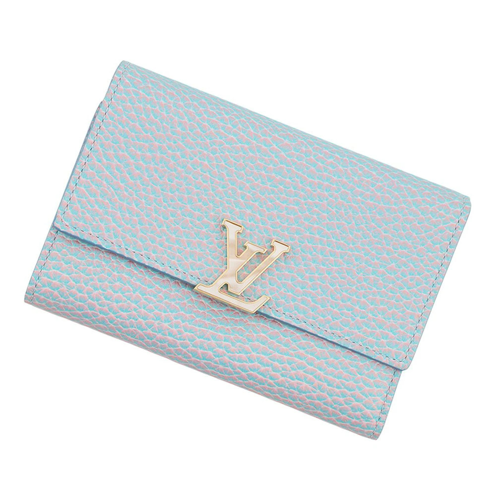 Louis Vuitton Tri fold Wallet Taurillon Leather Portefeuille Capucines Compact